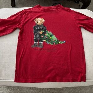 Polo by Ralph Lauren Kids Red Holiday Bear Shirt